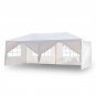 10' x 20' Party Tent Wedding Canopy Gazebo Wedding Tent Pavilion with 6 Sides 2 Doors