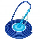 Swimming Pool Cleaner with 10-Pack Hose Blue