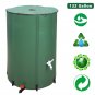 132-Gallon Folding Rain Barrel Water Collector Green