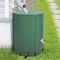 132-Gallon Folding Rain Barrel Water Collector Green