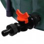 132-Gallon Folding Rain Barrel Water Collector Green