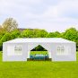 10' x 30' Canopy Tent with 8 Side Walls White