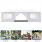 10' x 30' Canopy Tent with 8 Side Walls White