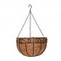 4-Pack 12" Round Wrought Iron Coconut Palm Hanging Basket
