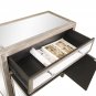 MDF Drawer Cabinet with Mirror Surface Silver