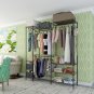 7-Shelve Portable Carbon Steel Garment Rack