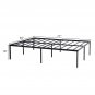 Full Size 18 Inch Heavy Duty Iron Bed Frame Black