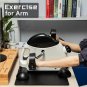 Portable Hands and Feet Trainer Mini Exercise Bike White & Black
