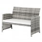 4-Piece 1 Double Seat 2 Single Seat 1 Coffee Table Combination Sofa Gray