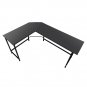 L-shaped Computer Desk Corner PC Latop Table Study Office Workstation Black
