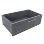 Double Doors Bathroom Cabinet Gray