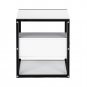 Modern & Simple Style Nightstand with One Drawer White