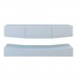 47-Inch Upper & Lower layer LED TV Cabinet White