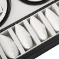 4+6 Automatic Rotation Wood Watch Winder Display Box Black