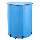 100-Gallon Folding Rain Barrel Water Collector Blue