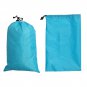 Polyester Cloth Fiber Pole Open Boat Type Beach Awning Blue White