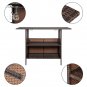 Rattan Bar Table Brown