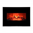 ZOKOP 26-Inch 1400W Wall-mounted Fireplace Black