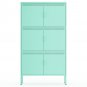 6-Door Metal Accent Storage Cabinet