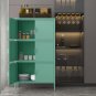 6-Door Metal Accent Storage Cabinet