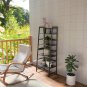 WTZ 4-Tier Versatile Ladder Bookshelf Black
