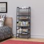 WTZ 4-Tier Versatile Ladder Bookshelf Black