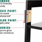 WTZ 4-Tier Versatile Ladder Bookshelf Black