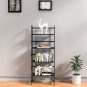 WTZ 4-Tier Versatile Ladder Bookshelf Black