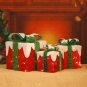 3-Piece 60 LED Garden Gift Box Decoration