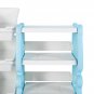 Multi-layered Plastic Kids Toys Shelf with Storage Box