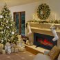 36" 1400W Wall Mount FreeStanding Electric Fireplace Heater Black