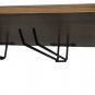 Kitchen Rolling Utility Cart with Wine Bottle Rack and Glass Holder