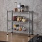 3-Tier UltraZinc Adjustable Wire Shelving Anti-Rust Shelf Rack