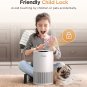 MOOKA H13 True HEPA Air Purifier for Bedroom Pets with Fragrance Sponge