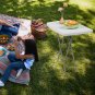 Liftable Garden Plastic Table White