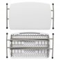 Liftable Garden Plastic Table White