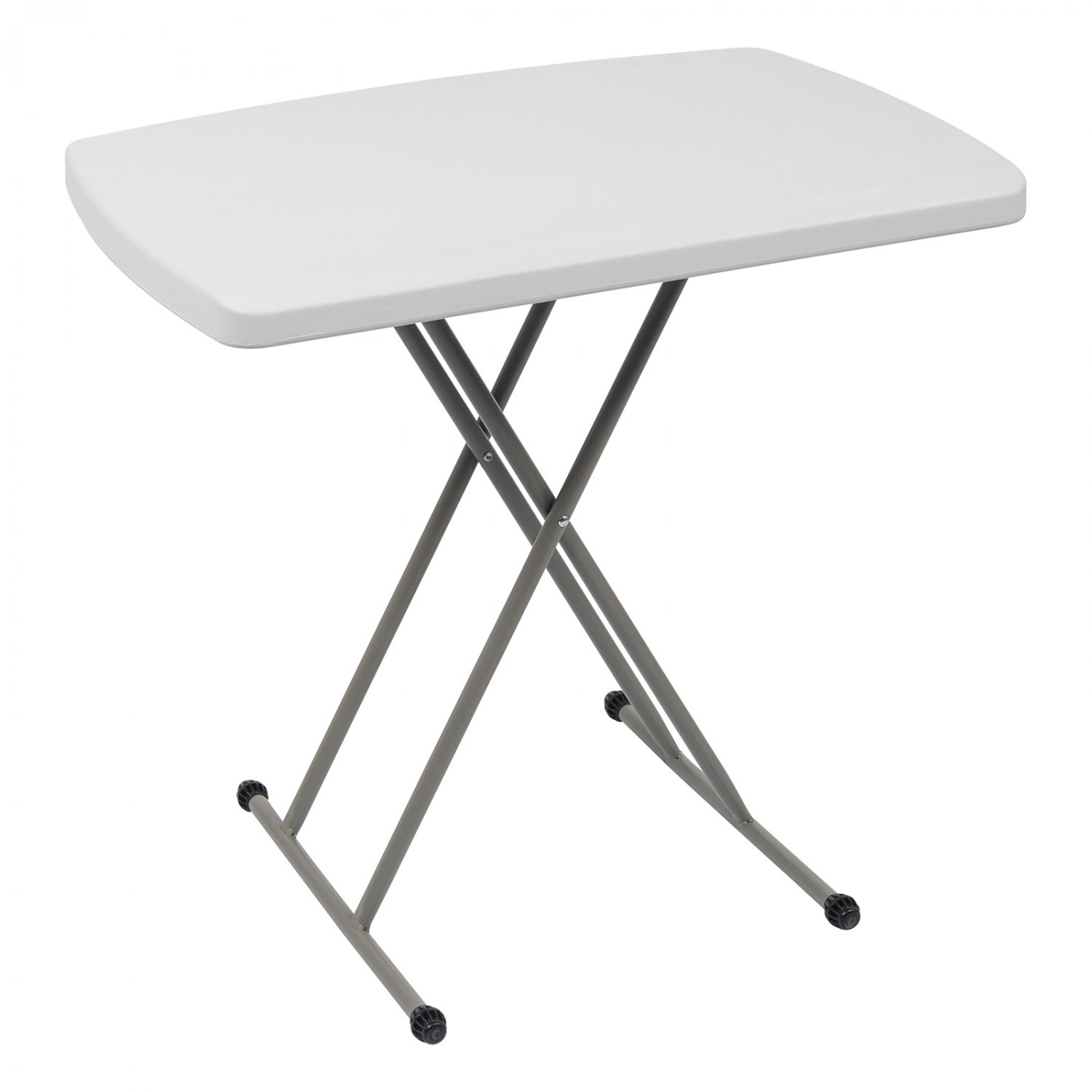 Liftable Garden Plastic Table White