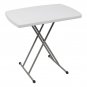 Liftable Garden Plastic Table White