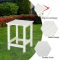 Single Layer Square Side Table White