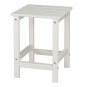 Single Layer Square Side Table White