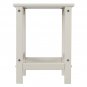 Single Layer Square Side Table White