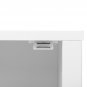 2-Pack Front Mirror Bedside Table with 1 Door