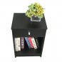 Bedside Storage Table Stand with 1 Drawer Black