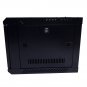 6U Equipped Iron Network Cabinet with Cooling Fan Black