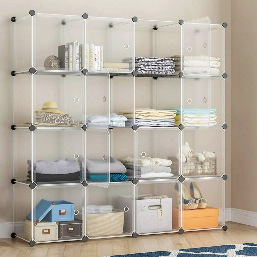 16-Cube Portable Closet Wire Cube Storage