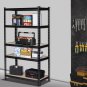 43"W x 18"D x 71"H 5-Shelf Storage Rack Steel Shelves