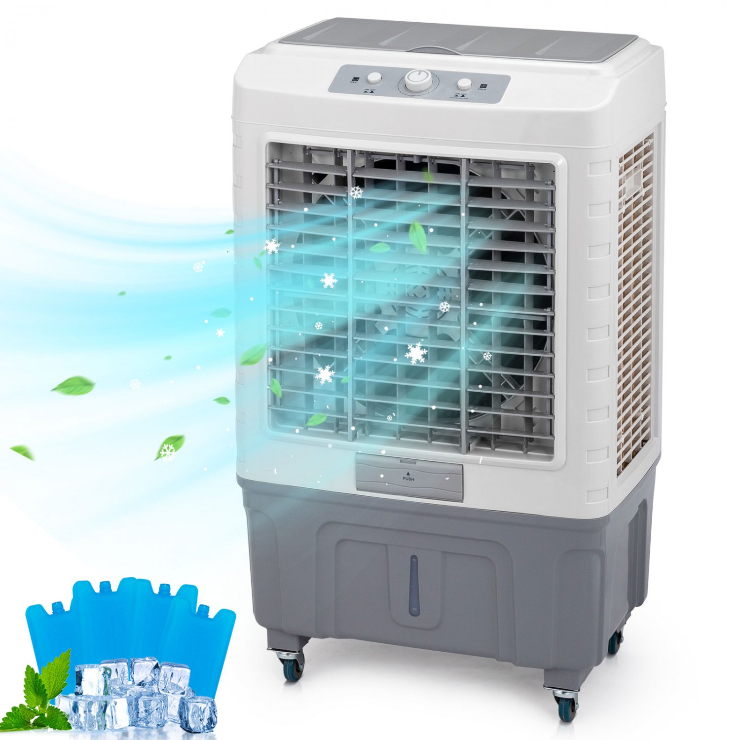 4100CFM Evaporative Swamp Cooler with 13.2Gal/50L Water Tank