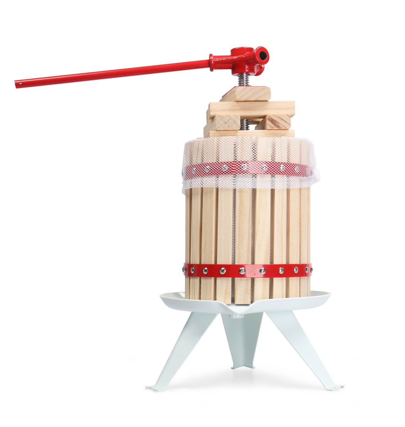 1.6 Gallon Fruit Wine Press Cider Apple Grape Crusher Juice Maker