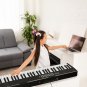 61-Key Electric Piano Portable Digital Keyboard with Music Stand