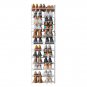 12-Layer Over-The-Door Wall-mounted Style Home Shoe Storage Rack Organizer White